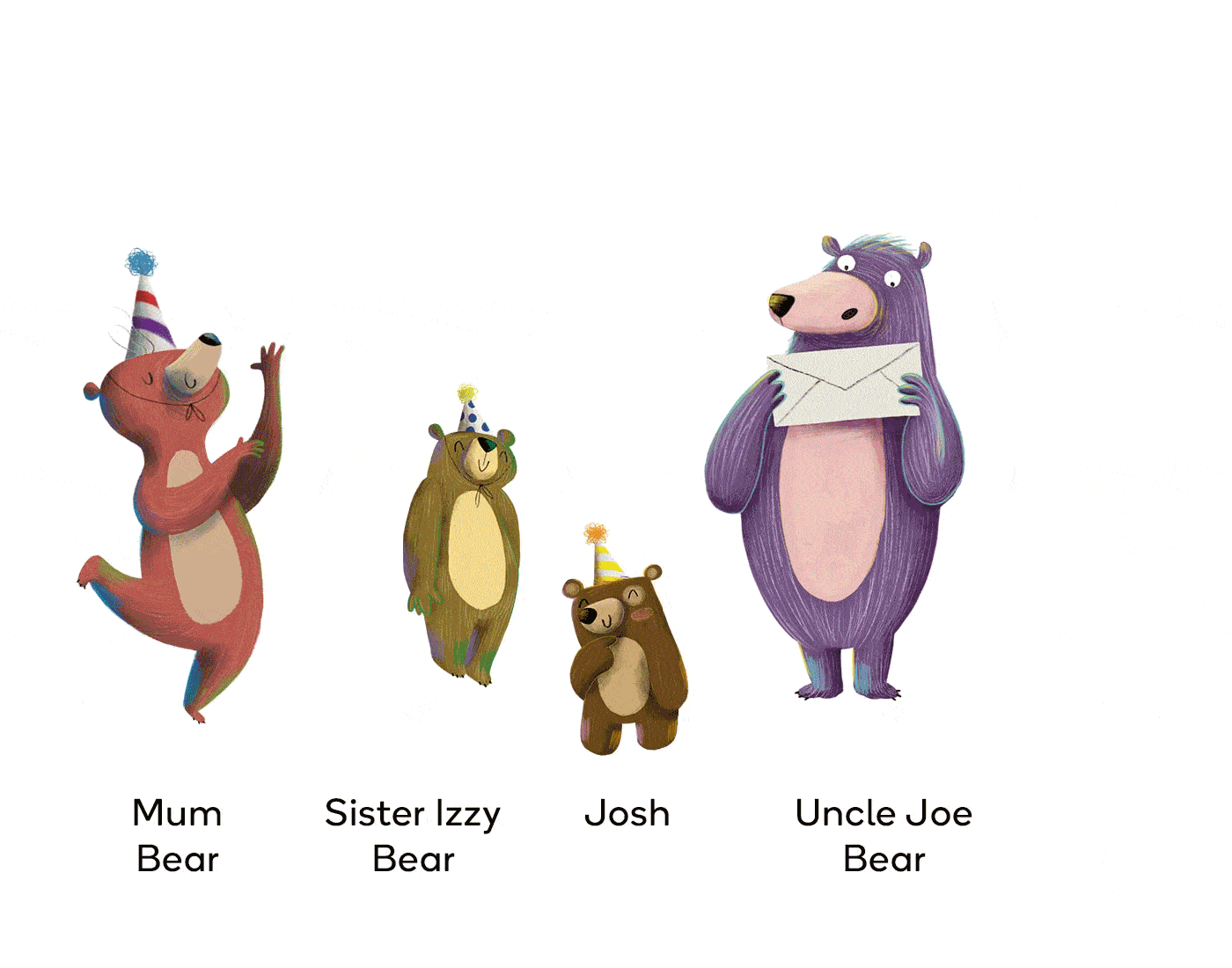 The Littlest Bear - Product Description of all the different bears that feature in book