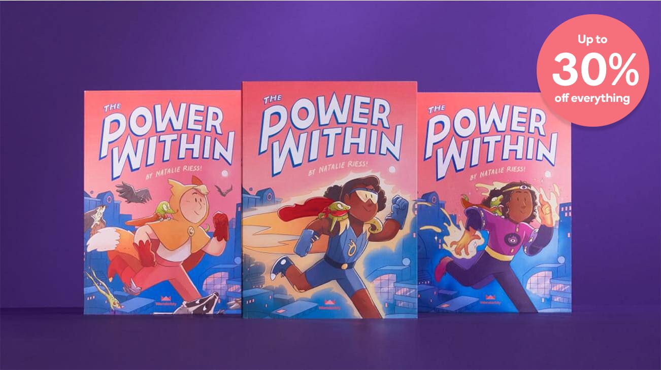 Up to 30% off personalized books