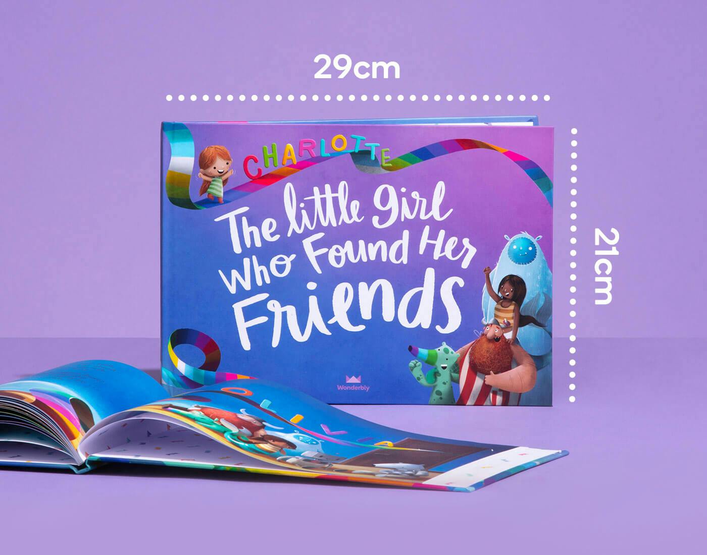 book dimensions 29 by 21 centimetres