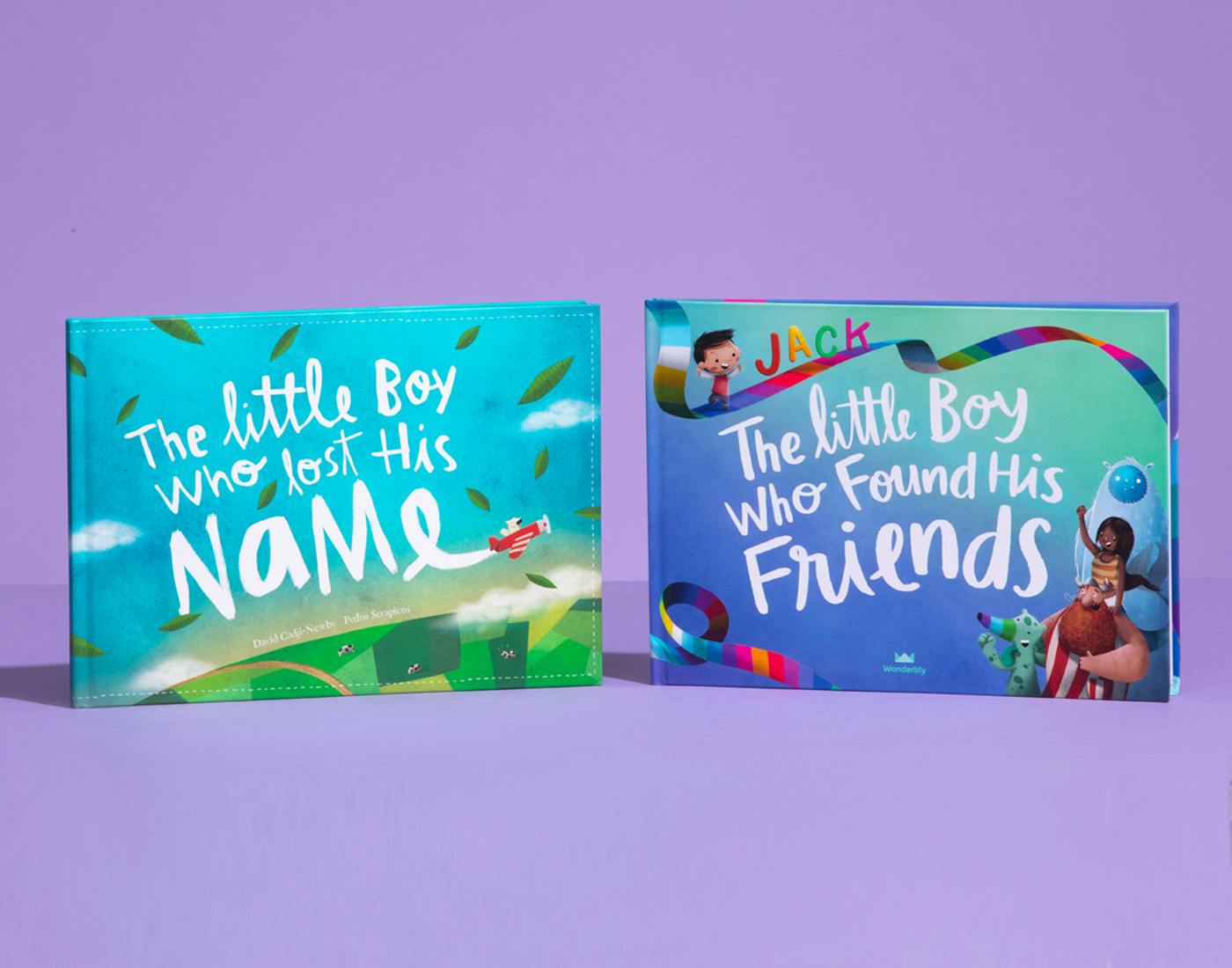 Image of Lost My Name book and Found My Friends book together