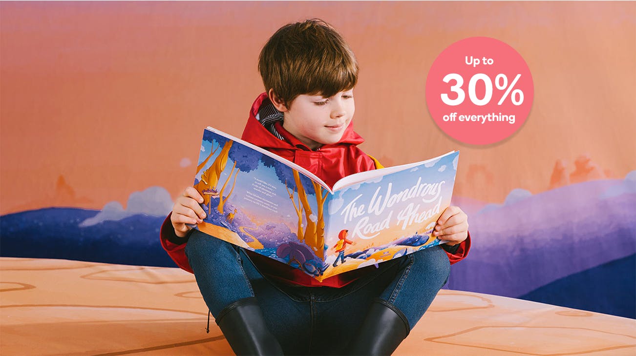 Up to 30% off personalized books