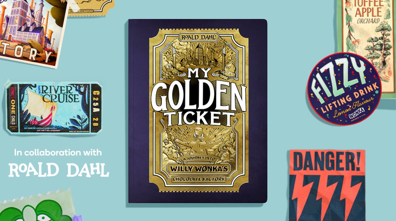 A collaboration with Roald Dahl to create a personalised my golden ticket adventure for the child
