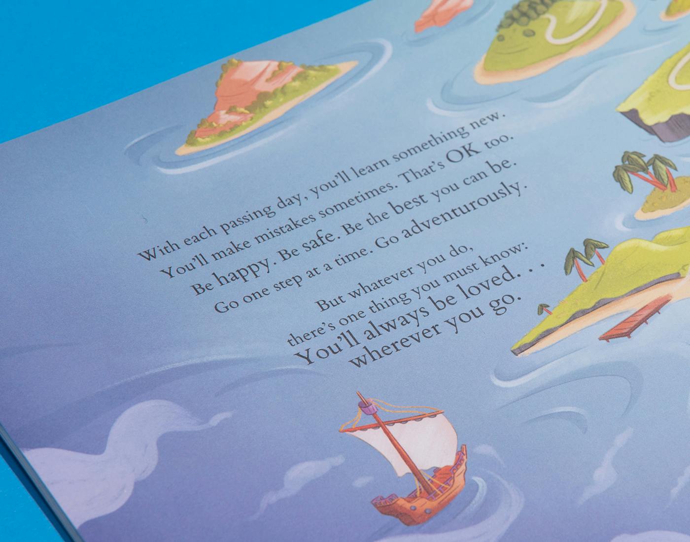 "You'll always be loved...where you go - A message from the Wondrous Road Book