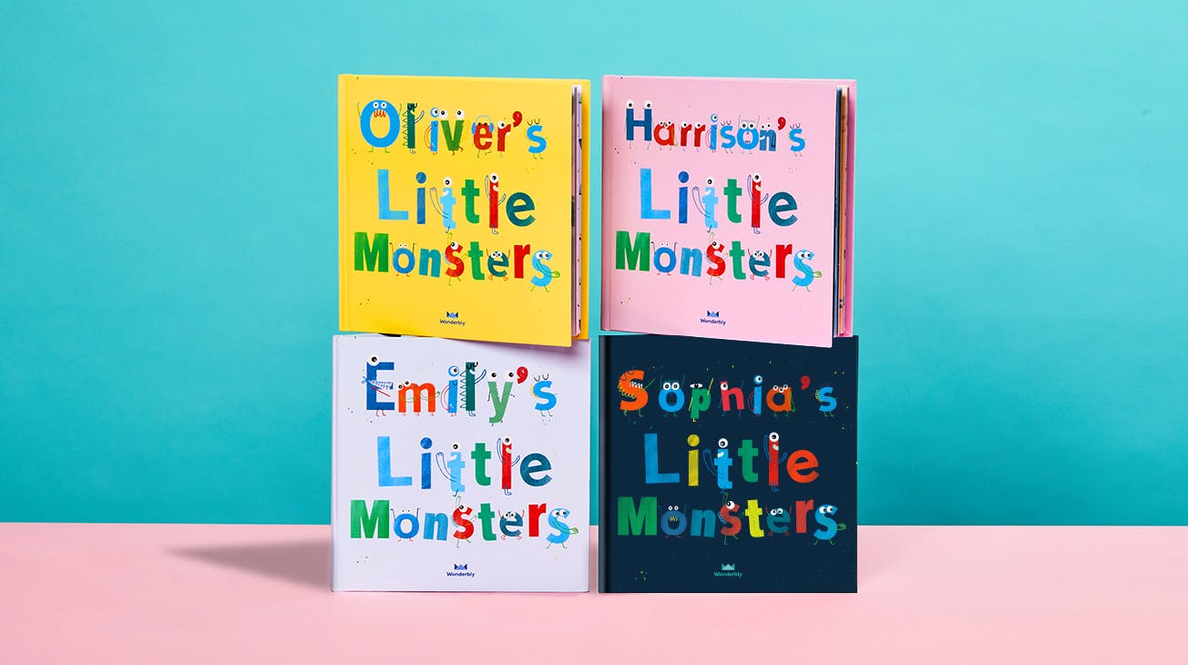 4 My Little Monsters Book Covers