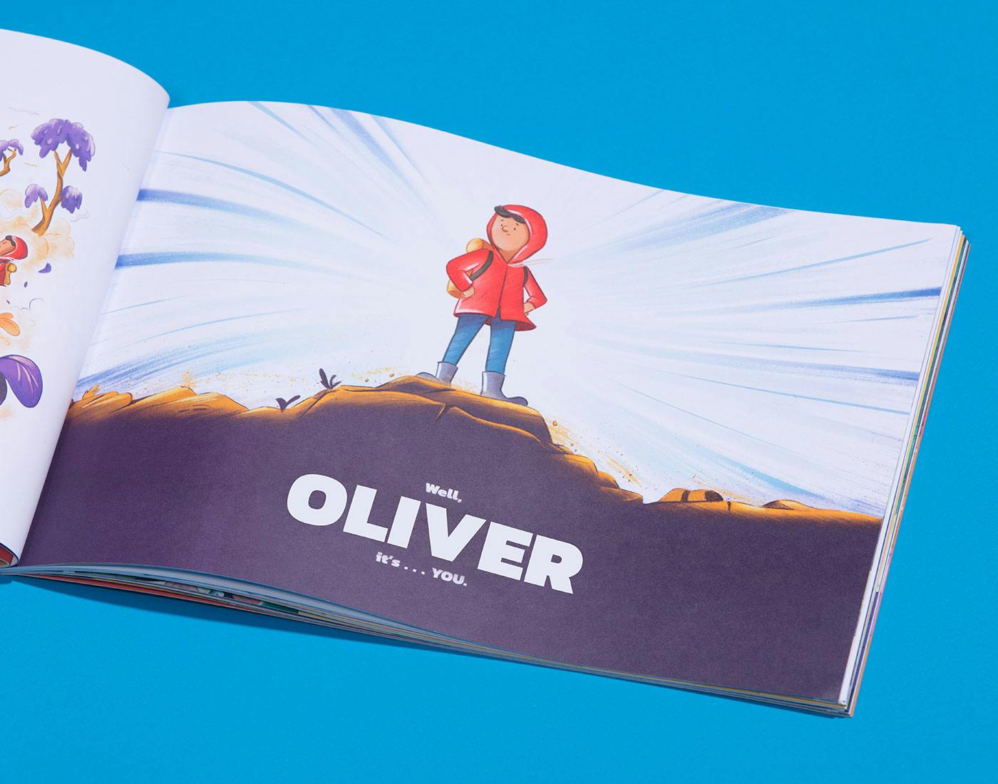 The Wondrous Road Ahead, book personalized for Oliver