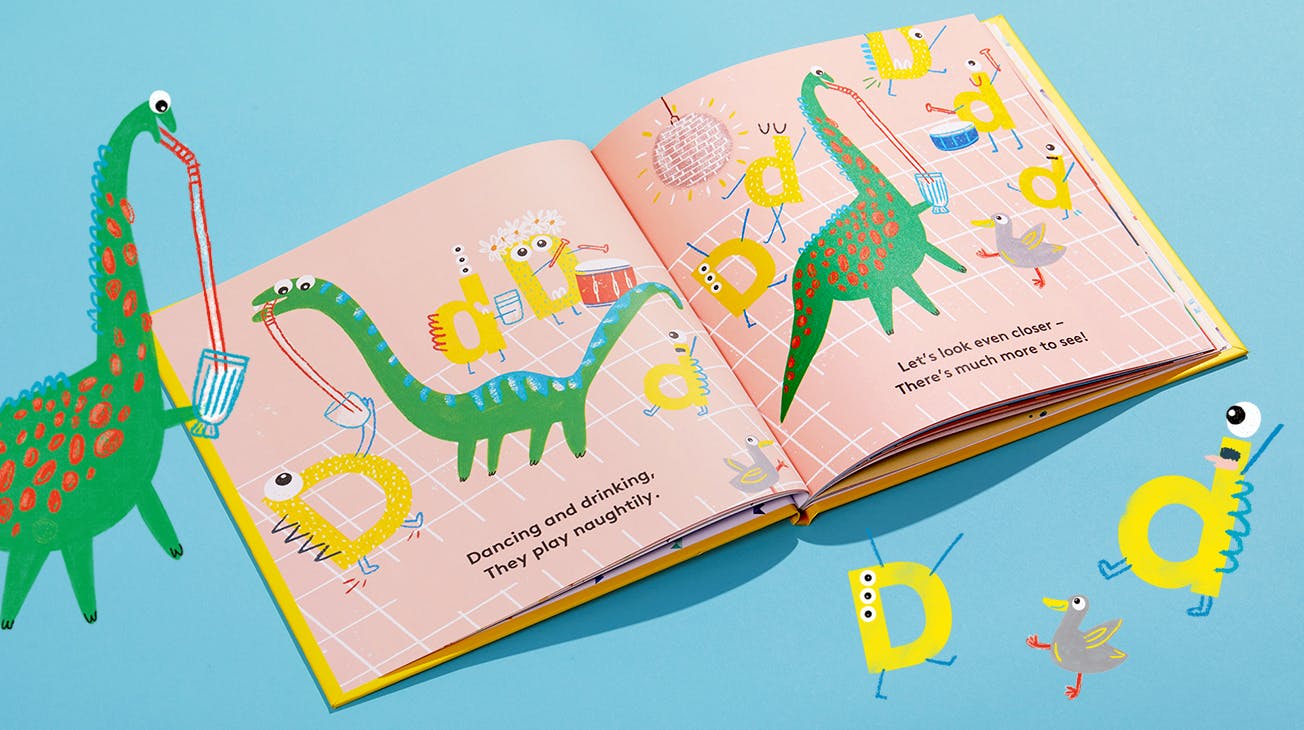 Inside Spread of My Little Monsters Book